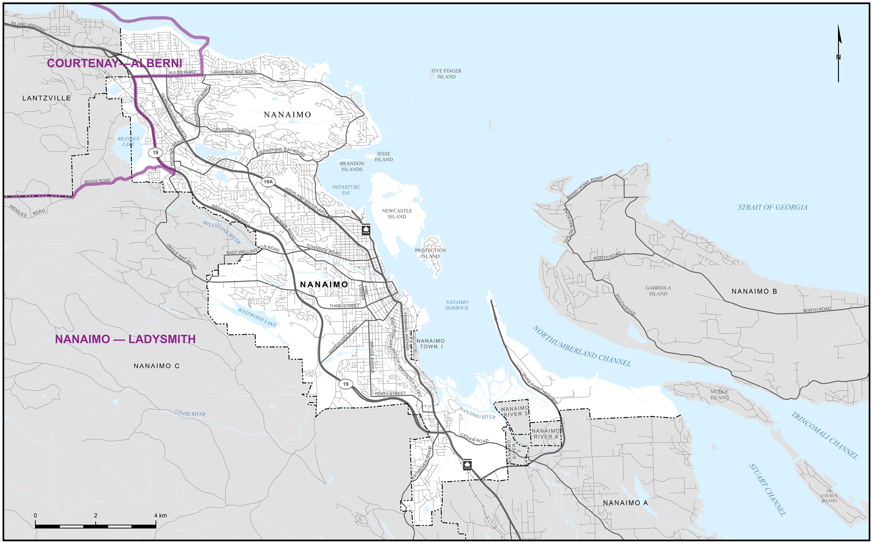 Carte 9 — Ville de Nanaimo