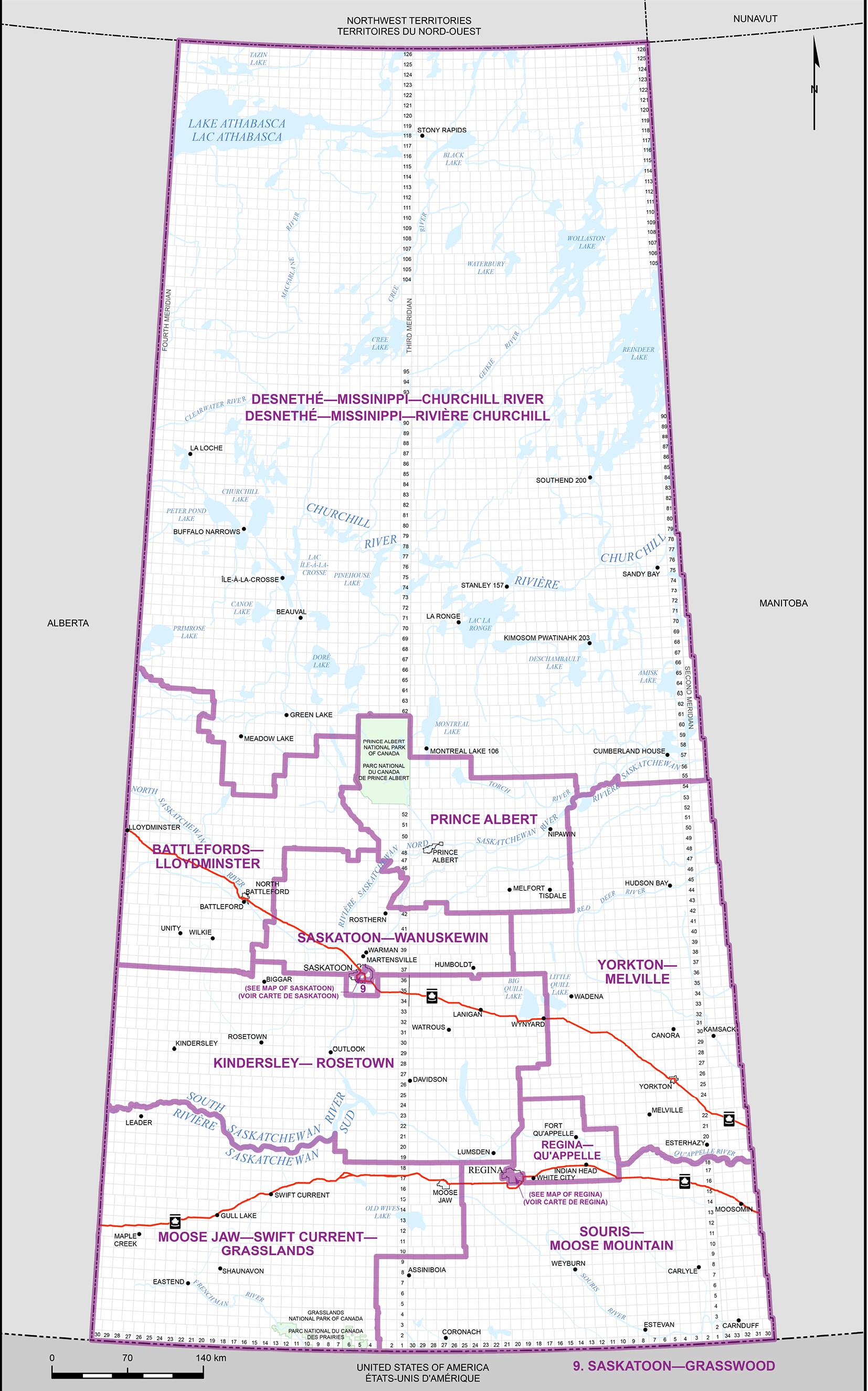 Saskatchewan – Map 1