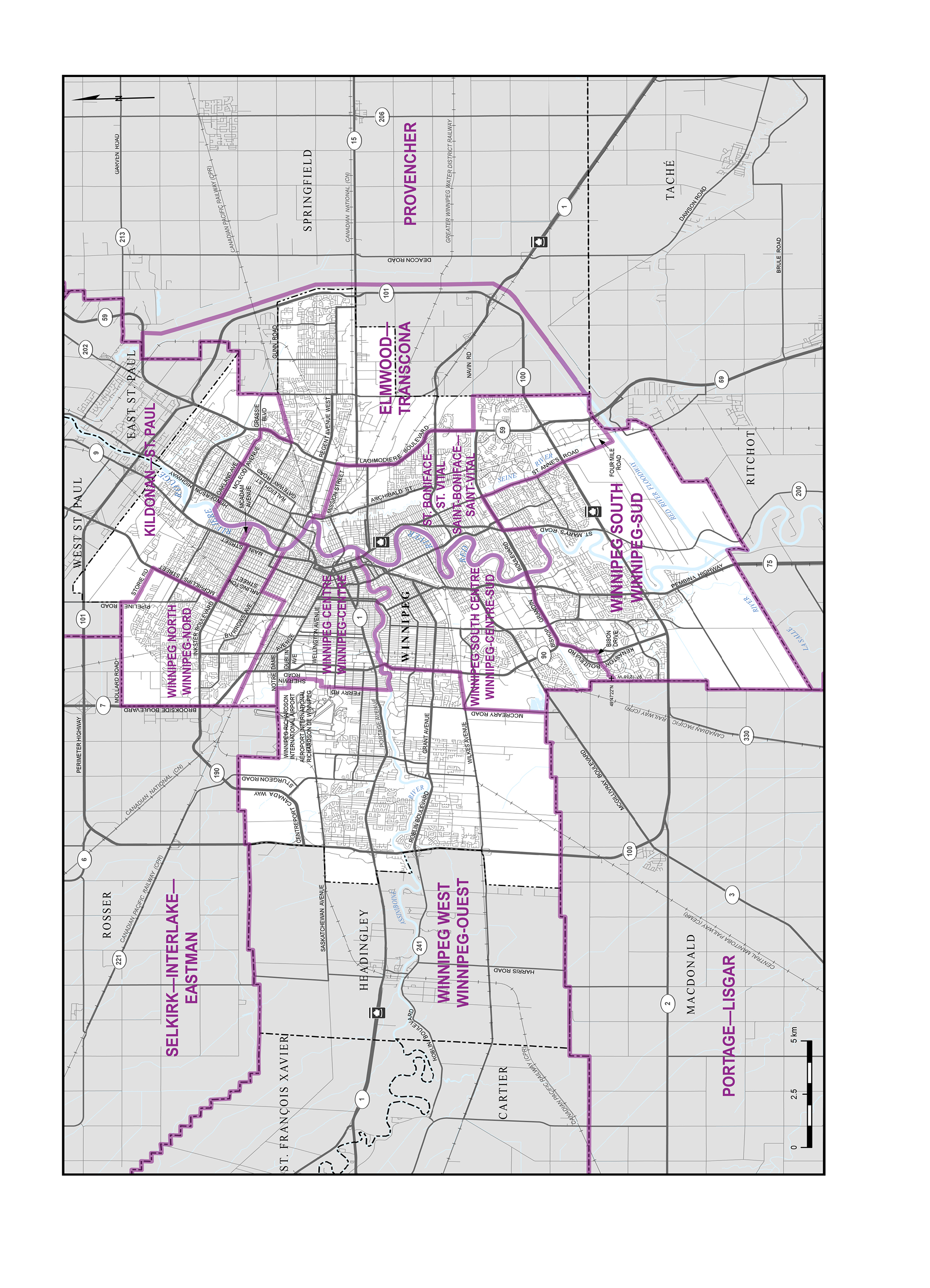 Map 2 – City of Winnipeg